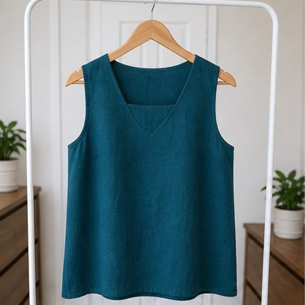 Emerald V Neck Top